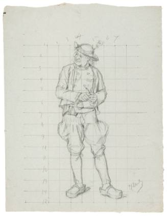 Study for Purchase of the Wedding Gown (La Toilette de la Noce) 1880