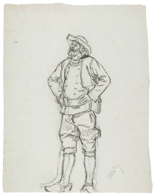 Study for Purchase of the Wedding Gown (La Toilette de la Noce) 1880