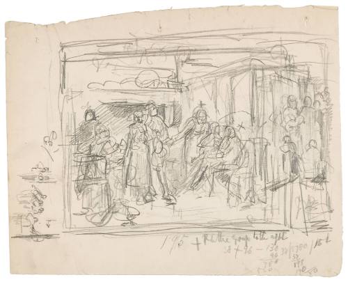 Study for Discussion of the Marriage Contract (1882)