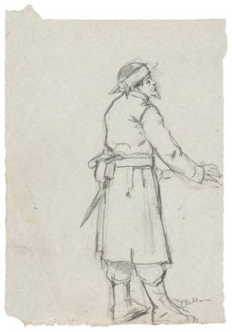 Study for Evening of the Battle (1882)