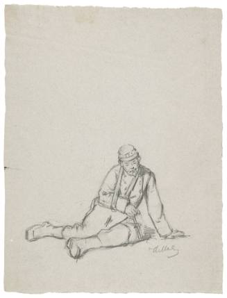 Study for Evening of the Battle (1882)