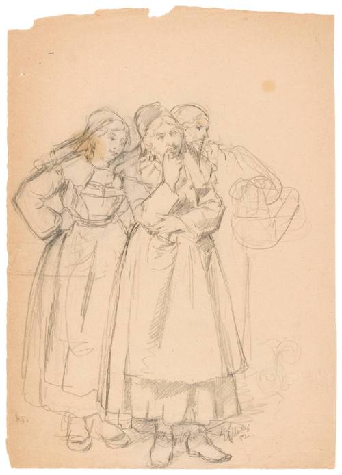 Study for Purchase of the Wedding Gown (Matin de la Noce) 1883