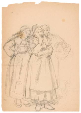 Study for Purchase of the Wedding Gown (Matin de la Noce) 1883