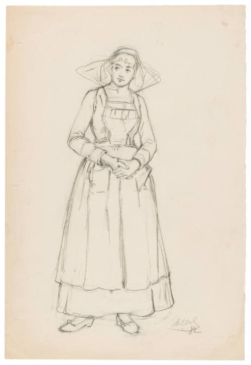 Study for Morning of the Wedding (Matin de la Noce) 1883