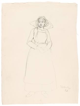 Study for Morning of the Wedding (Matin de la Noce) 1883