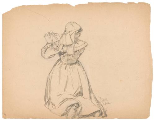 Study for Morning of the Wedding (Matin de la Noce) 1883