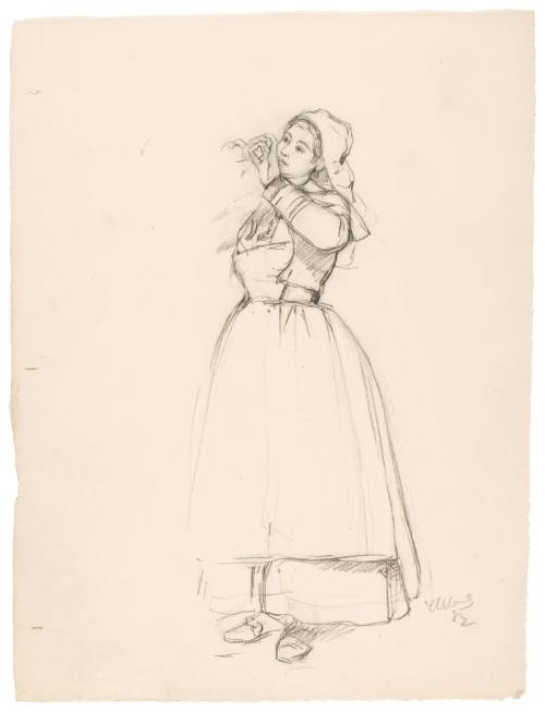 Study for Morning of the Wedding (Matin de la Noce) 1883