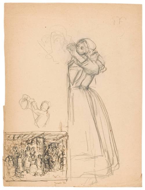 Study for Morning of the Wedding (Matin de la Noce) 1883