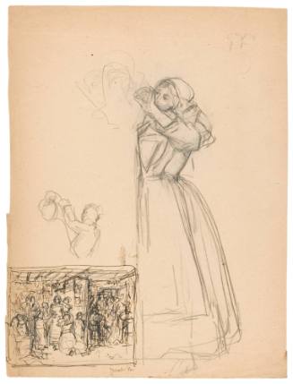 Study for Morning of the Wedding (Matin de la Noce) 1883