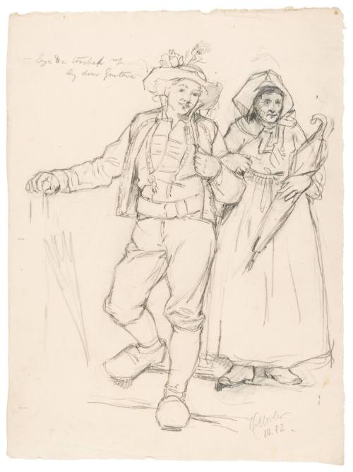 Study for Morning of the Wedding (Matin de la Noce) 1883