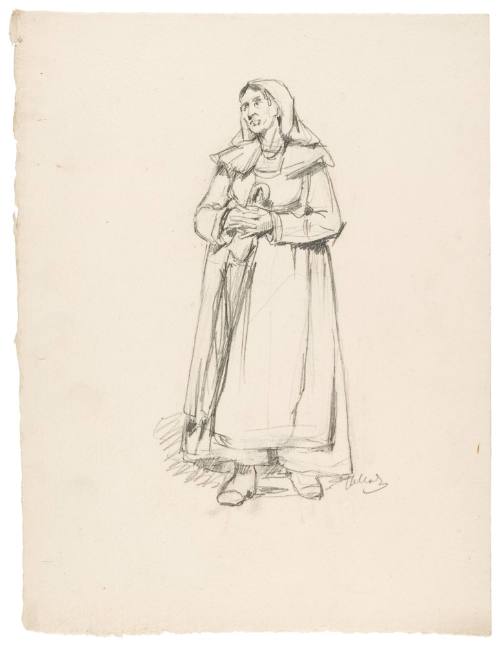 Study for Morning of the Wedding (Matin de la Noce) 1883