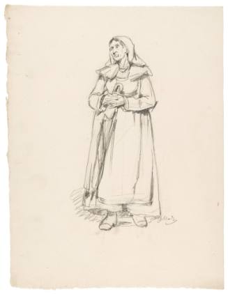 Study for Morning of the Wedding (Matin de la Noce) 1883