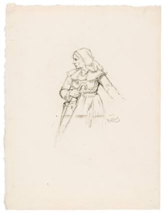 Study for Morning of the Wedding (Matin de la Noce) 1883