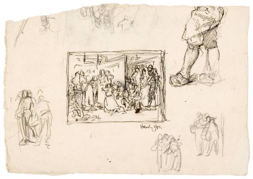 Study for Morning of the Wedding (Matin de la Noce) 1883