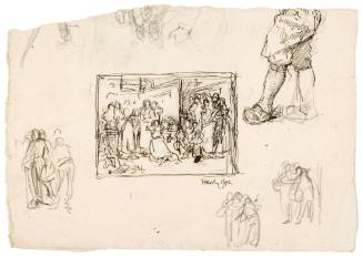 Study for Morning of the Wedding (Matin de la Noce) 1883