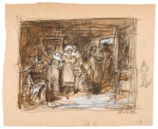 Study for Morning of the Wedding (Matin de la Noce) 1883