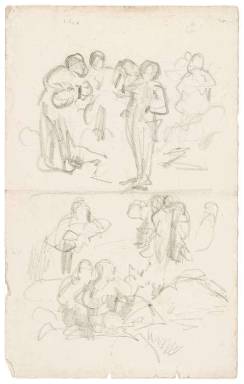 Study for Morning of the Wedding (Matin de la Noce) 1883