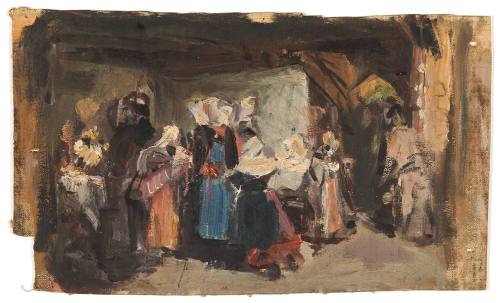 Study for Morning of the Wedding (Matin de la Noce) 1883