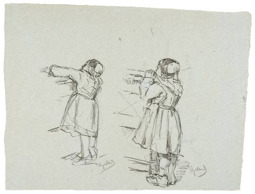 Study for The Village Clockmaker (1884)