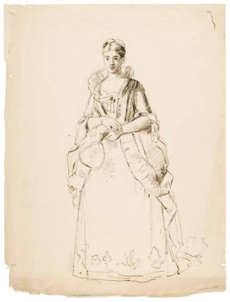 Study for Visit of the Marquise (1887)