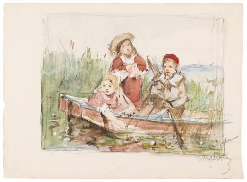 Study for Portrait of the DeCoppet Children (1886)