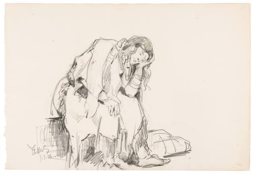 Study for Abandoned (1887)