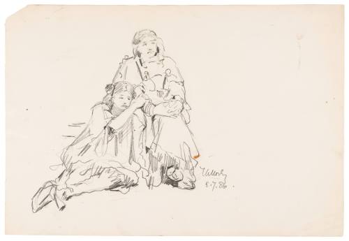 Study for Abandoned (1887)