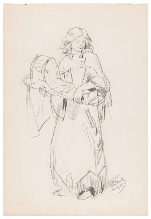 Study for Abandoned (1887)