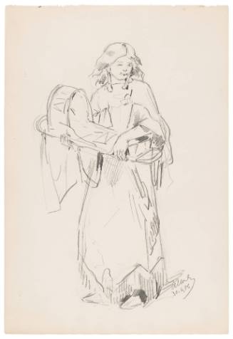 Study for Abandoned (1887)