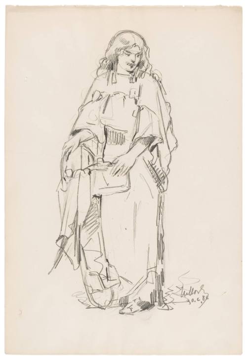 Study for Abandoned (1887)