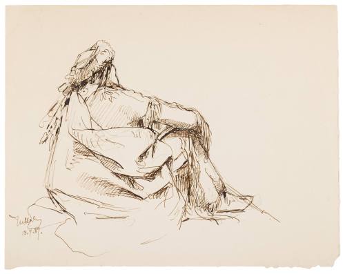 Study for White Captive (1887)