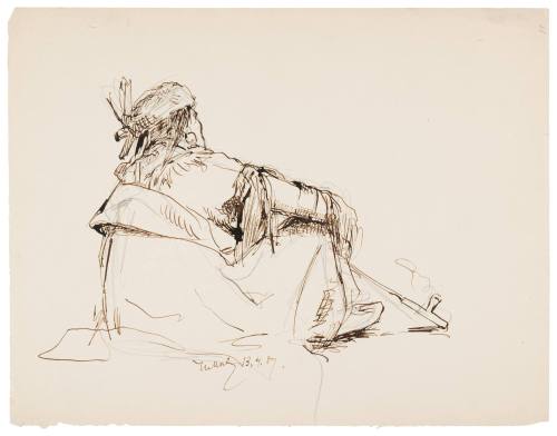Study for White Captive (1887)