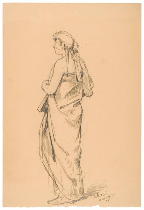 Study for White Captive (1887)