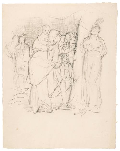 Study for White Captive (1887)