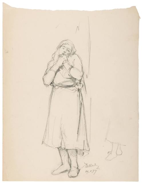 Study for White Captive (1887)