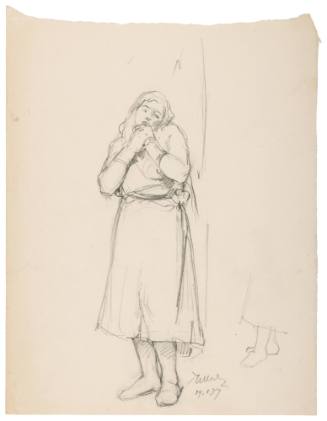 Study for White Captive (1887)