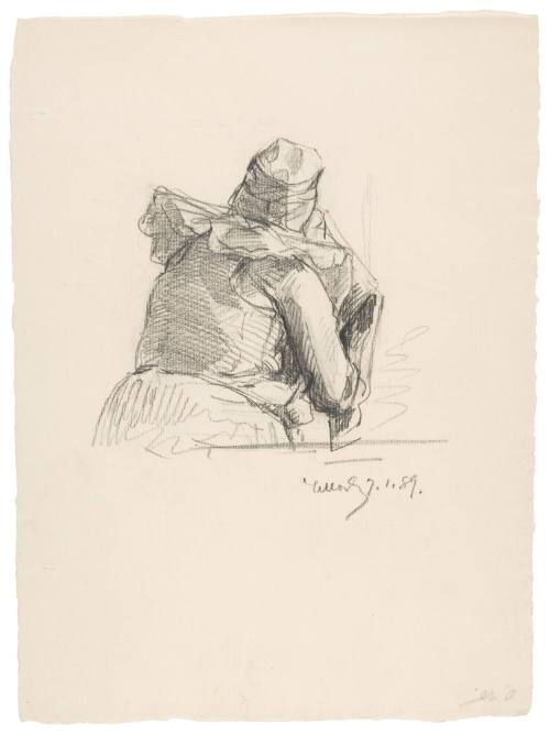 Study for Last Moments (Death of the Grandfather), (ca. 1889)