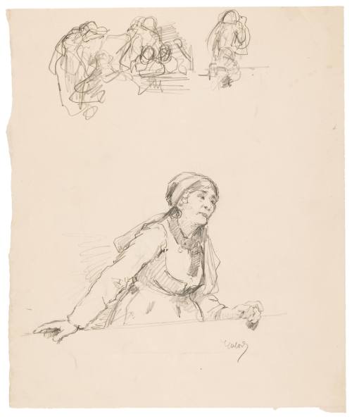 Study for Last Moments (Death of the Grandfather), (ca. 1889)