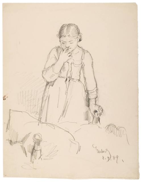 Study for The New Arrival