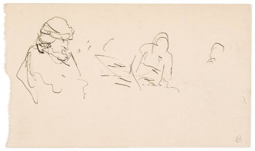 Sketchbook for Husking Bee (1890)