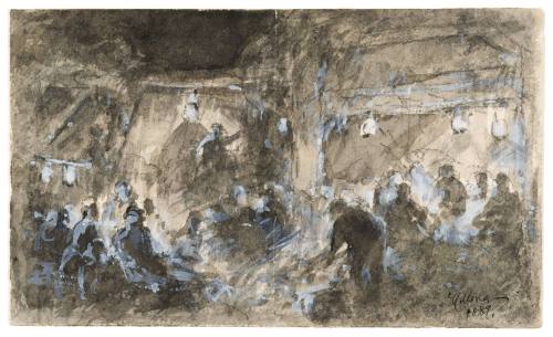 Sketchbook for Husking Bee (1890)