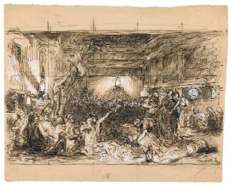 Sketchbook for Husking Bee (1890)