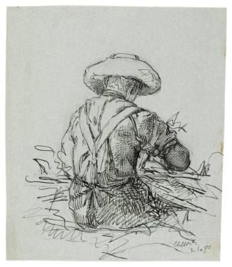 Study for "Husking Bee" (1890)