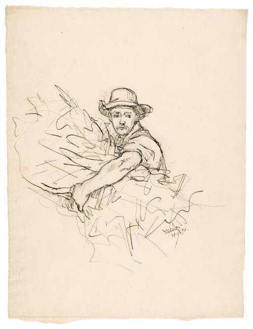 Study for Husking Bee (1890)