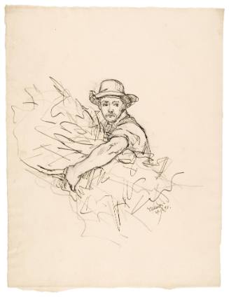 Study for Husking Bee (1890)
