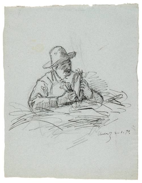 Study for Husking Bee (1890)