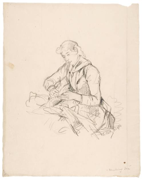 Study for Husking Bee (1890)