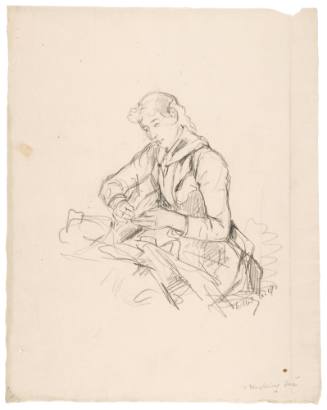 Study for Husking Bee (1890)