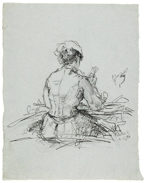 Study for Husking Bee (1890)