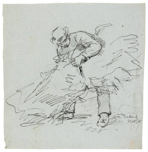 Study for Husking Bee (1890)